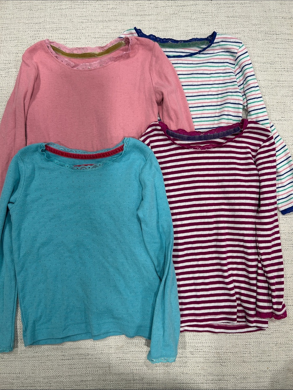 Boden Pointelle Knit Long Sleeve Bundle